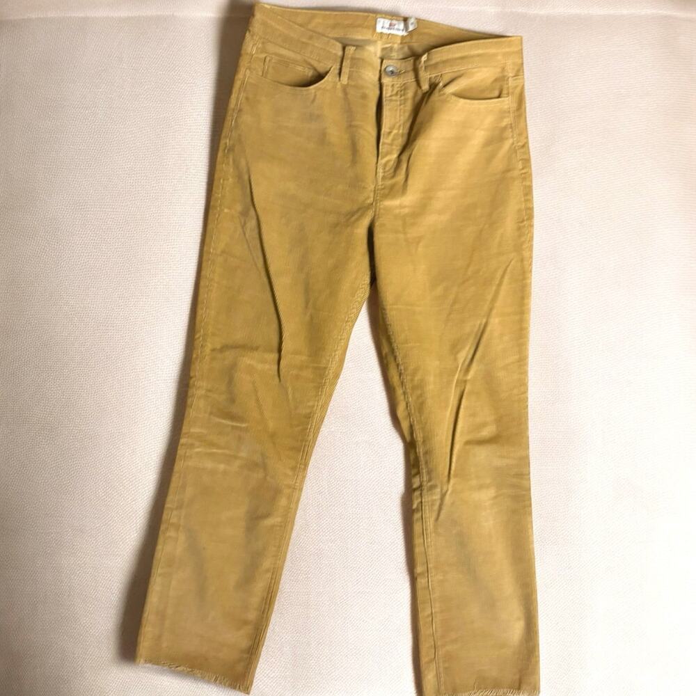 Vineyard Vines Womens Straight Crop Hi Rise Corduroy Pants Size 30